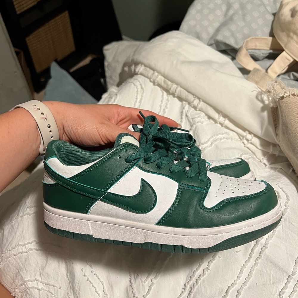 Michigan Green Nike Dunks